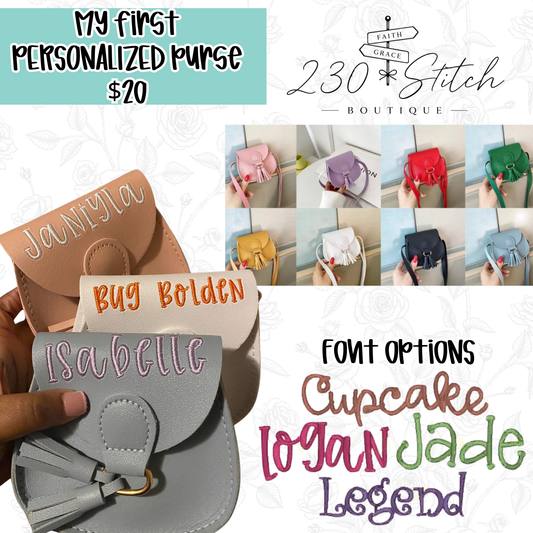 My First Personalized Purse